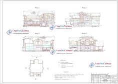 Архитектурные обмеры фасадов коттеджа