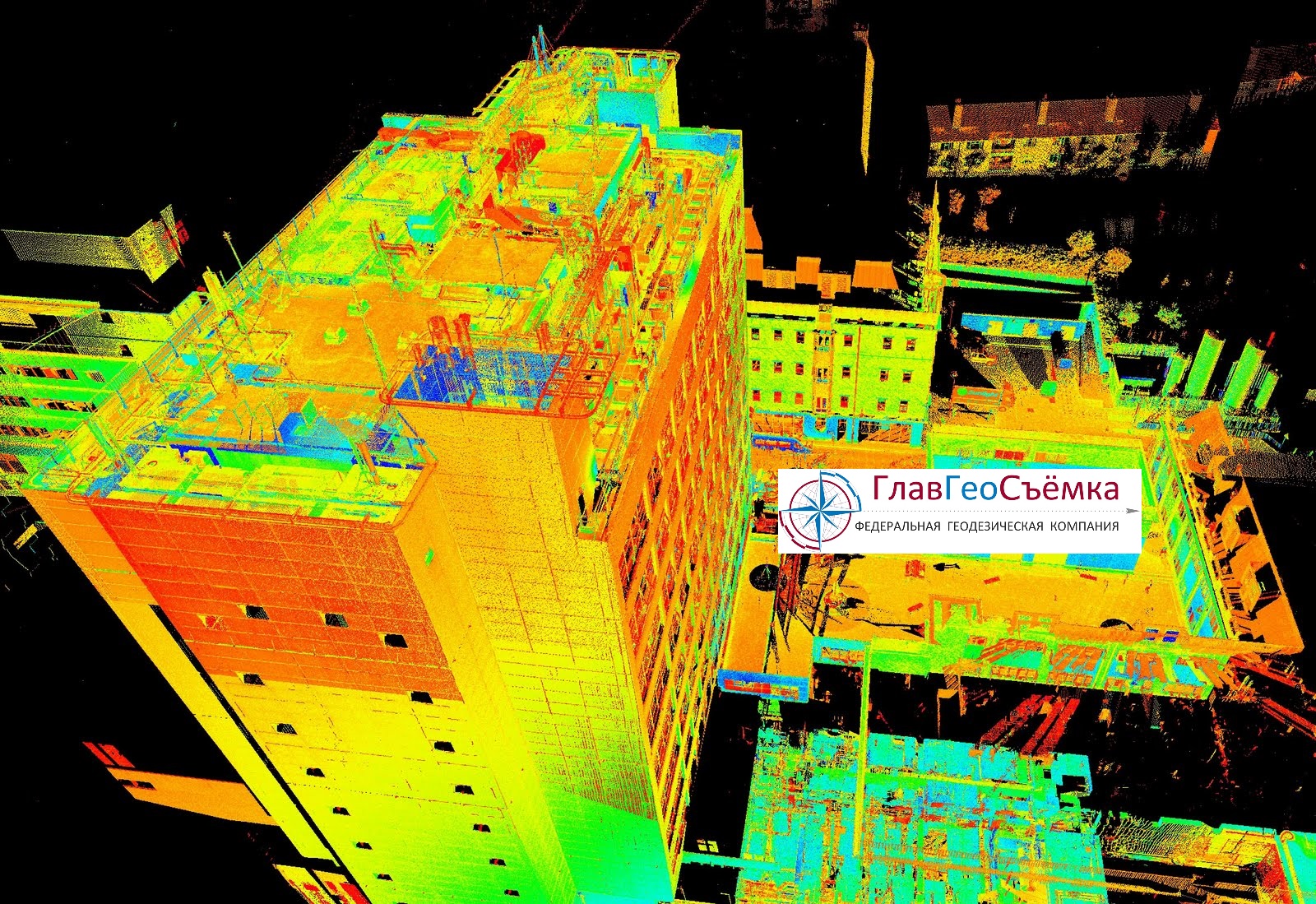 Наземное 3Д сканирование здания